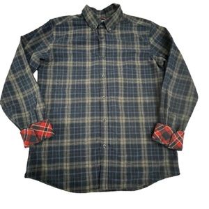 Steel & Jelly men’s button down plaid shirt size large good condition